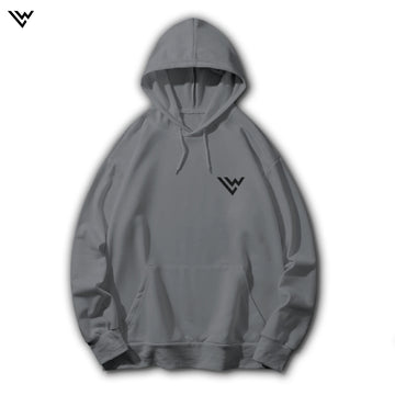 Casual Men's Grey Hoodie