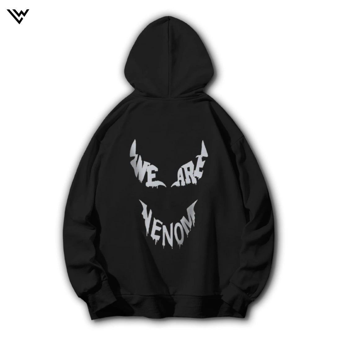 Men's Casual Black Hoodie